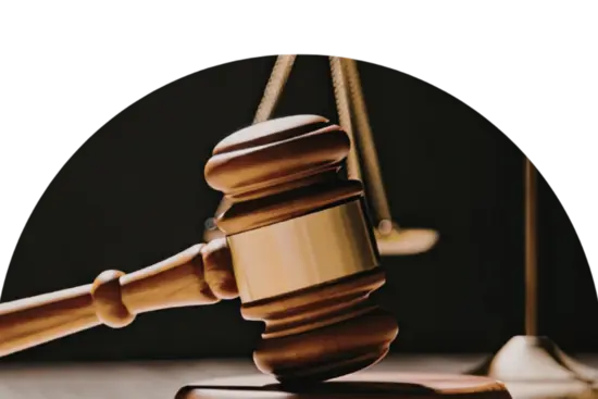 image of a courtroom gavel