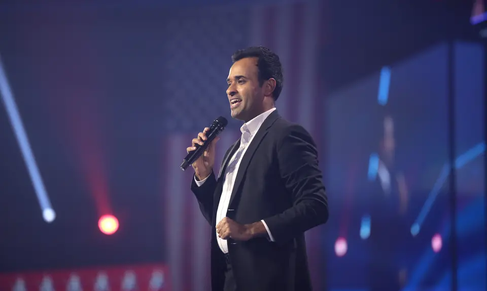 Republican presidential candidate on debate stage