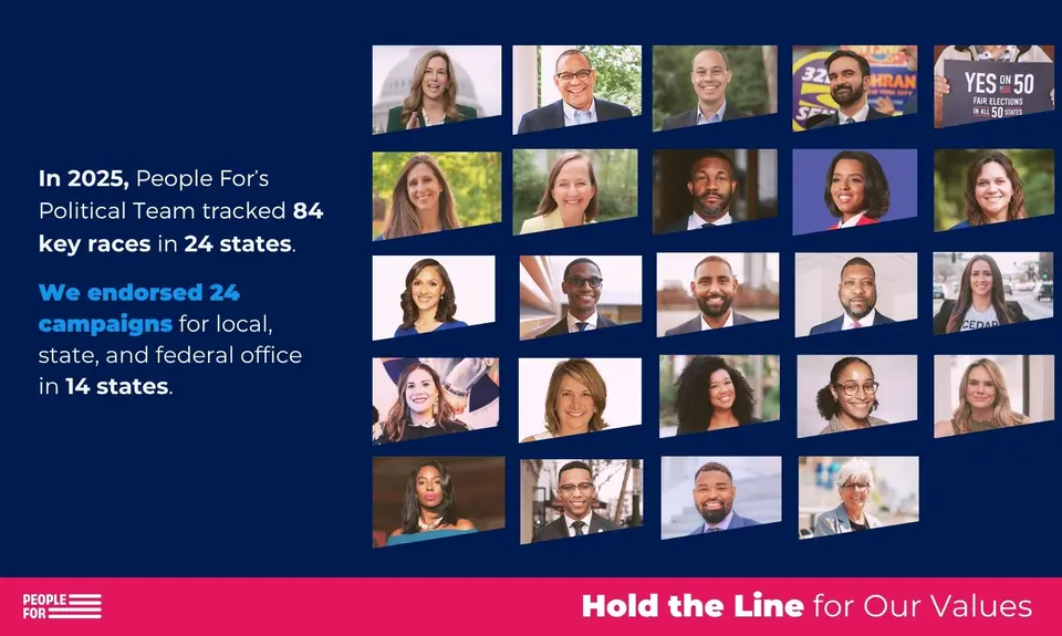  A series of photos of endorsed candidates