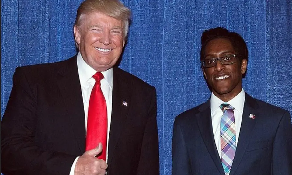 Ali Alexander and Donald Trump