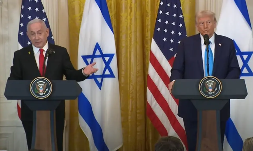 Donald Trump and Benjamin Netanyahu