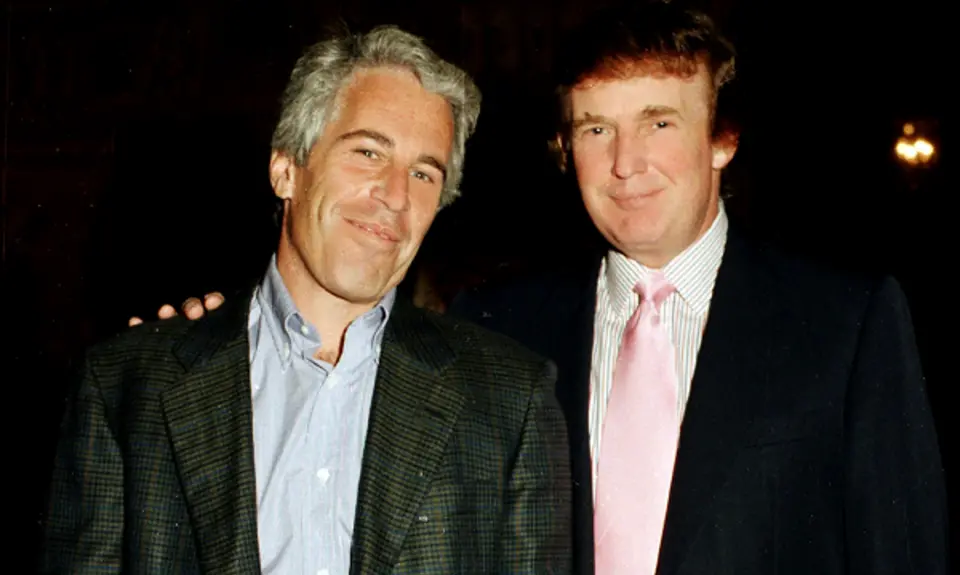 Donald Trump and Jeffrey Epstein