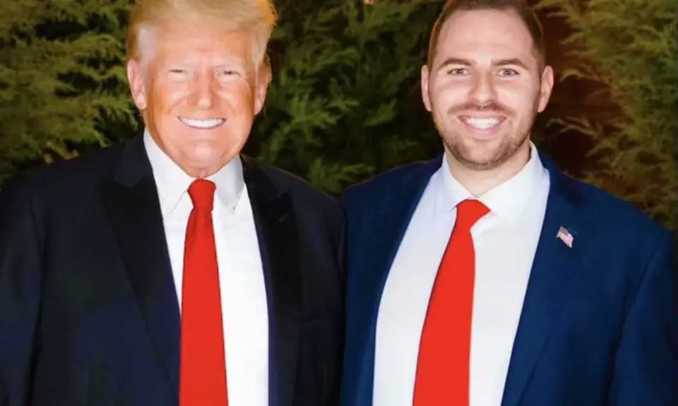 Jackson Lahmeyer and Donald Trump