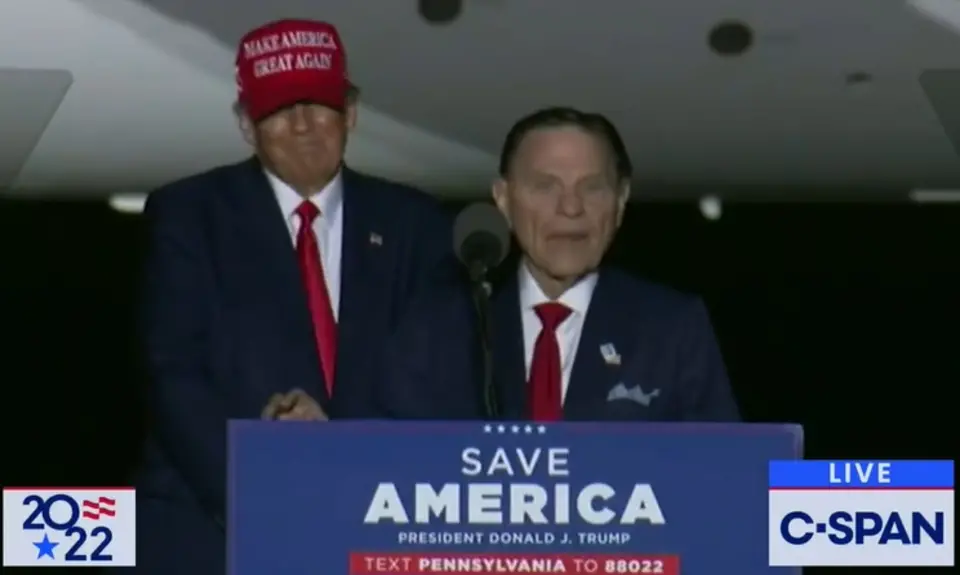 Kenneth Copeland and Donald Trump