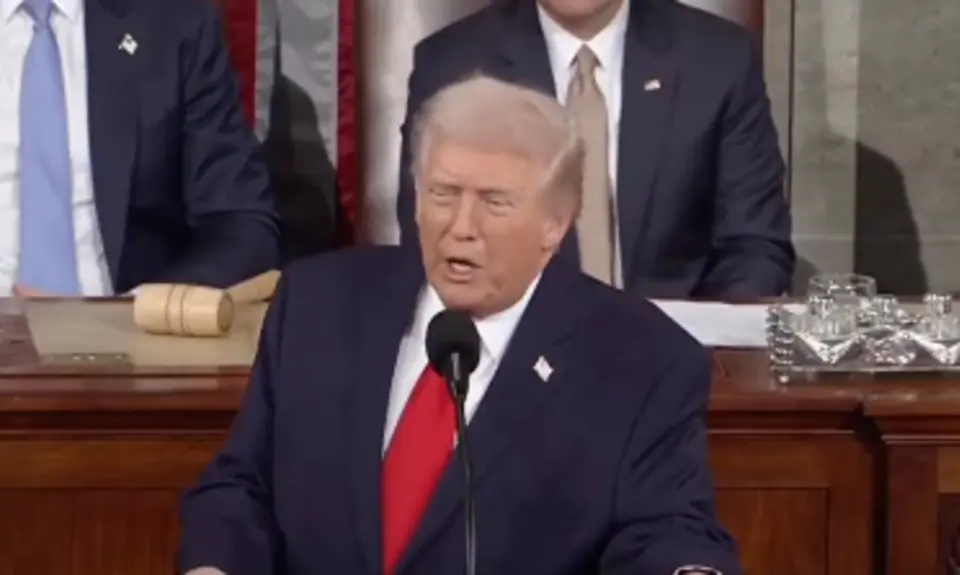 Trump at the State of the Union address 2026