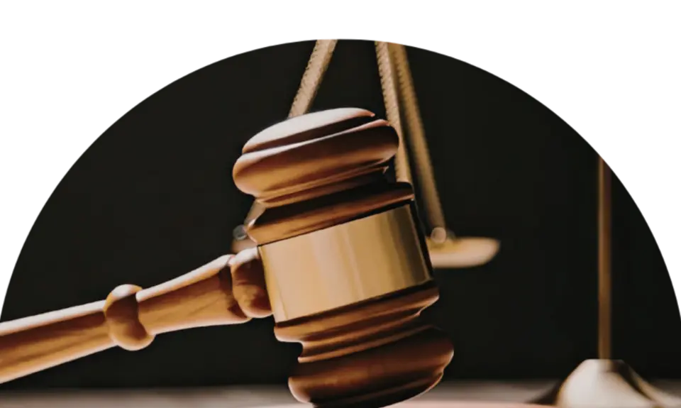 image of a courtroom gavel