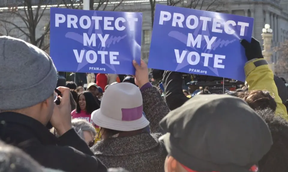 voting rights rally
