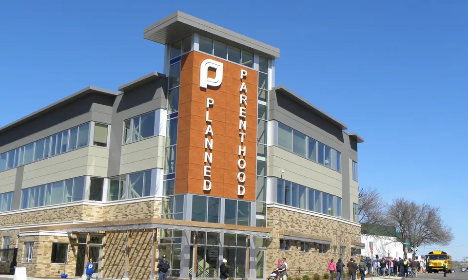 The Planned Parenhood building in St. Paul, MN