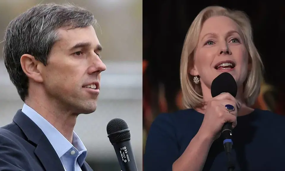 Beto O'Rourke and Kirsten Gillibrand