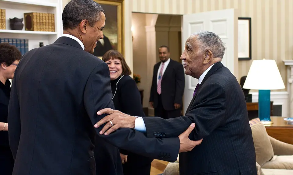 President Obama and Rev. Dr. Joseph Lowery