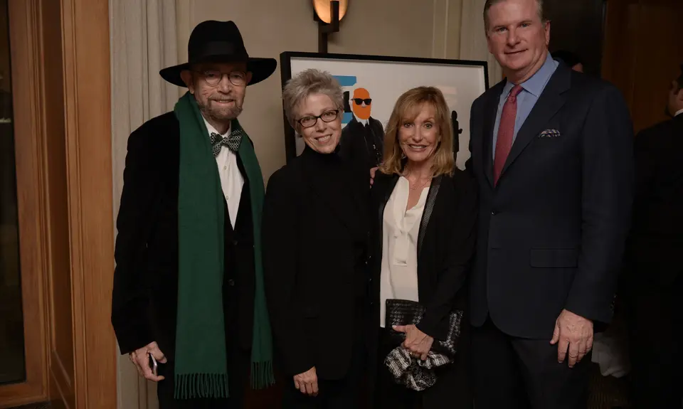 NEW YORK, NY - NOVEMBER 01: Sidney Felsen, Joni Weyl, Ayn Grienstein, and President of People for the American Way Michael Keegan attend attend the Get Out The Vote celebration for People For The American Way on November 1, 2016 in New York City. (Photo by Andrew Toth/Getty Images for People For The American Way) *** Local Caption *** Sidney Felsen;Joni Weyl;Ayn Grienstein;Michael Keegan