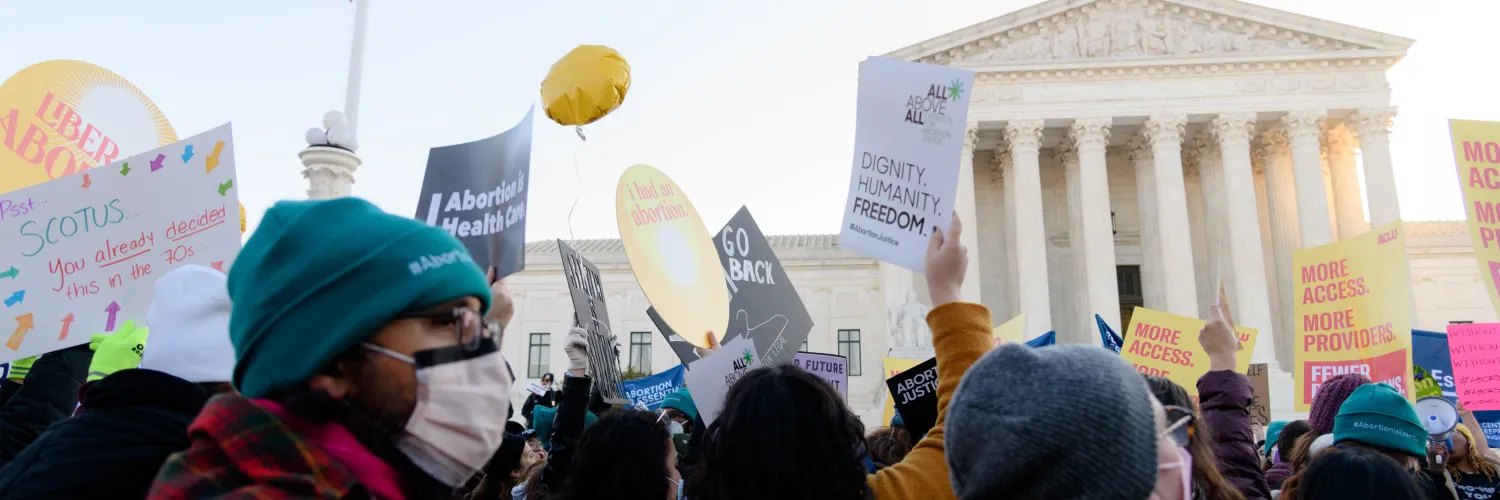 protest at the Supreme Court