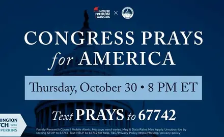 Congress Prays For America Announcement