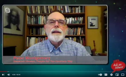 Right Wing Watch's Peter Montgomery on the Ask an Atheist show