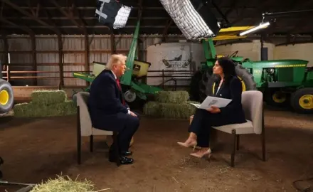 President Trump And Kristen Welker On 'Meet The Press'