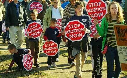 abortion protest