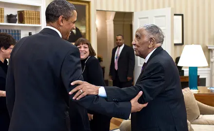 President Obama and Rev. Dr. Joseph Lowery