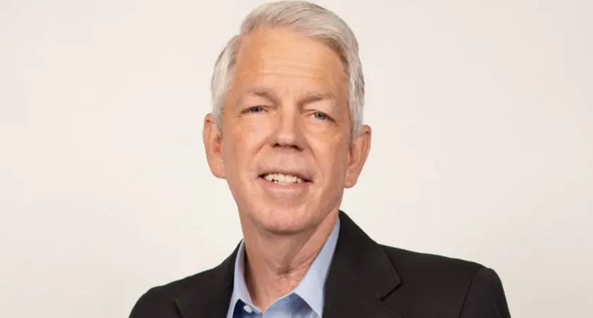 Portrait of WallBuilders founder David Barton in front of blank white background