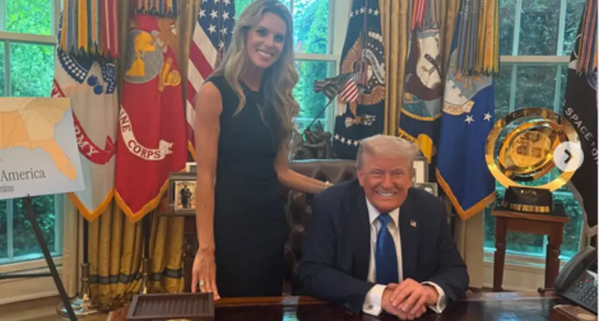 Carrie Prejean And President Donald Trump