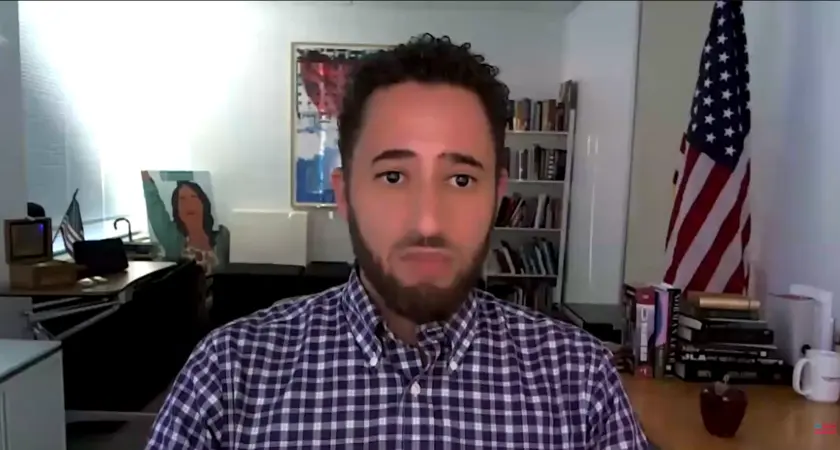 Svante Myrick on a Zoom member briefing