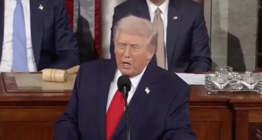 Trump at the State of the Union address 2026