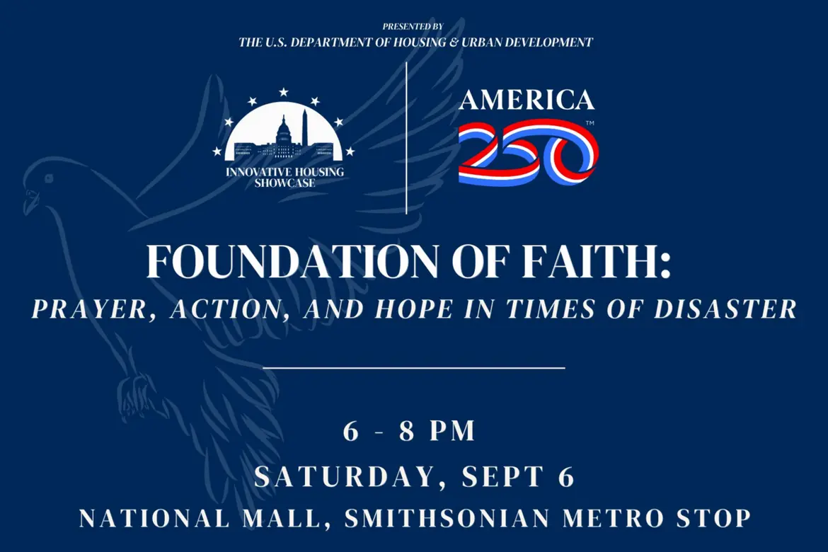 HUD Announcment Of Sean Feucht's Worship Service On The National Mall
