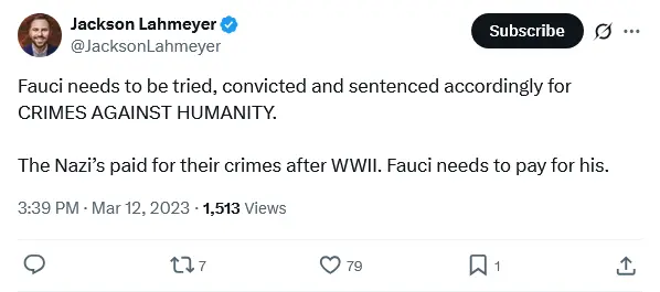 Jackson Lahmeyer Tweet