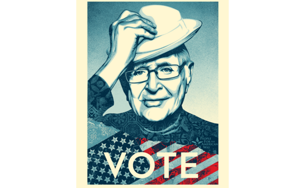 "Norman Lear - VOTE" by Shepard Fairey