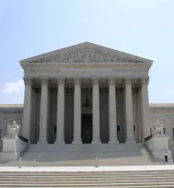 Exterior photo of the US Supreme Court building
