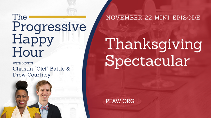 Progressive Thanksgiving The Progressive Happy Hour: A Thanksgiving Spectacular | People For