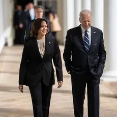 Kamala Harris and Joe Biden at the White House