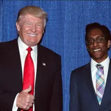 Ali Alexander and Donald Trump