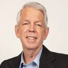 Portrait of WallBuilders founder David Barton in front of blank white background