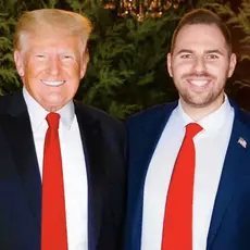 Jackson Lahmeyer and Donald Trump