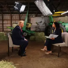 President Trump And Kristen Welker On 'Meet The Press'