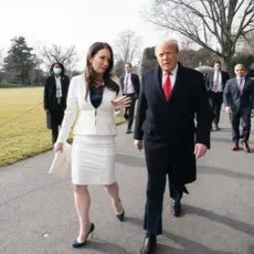 Brooke Rollins And Donald Trump