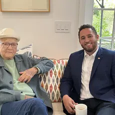 People For Founder Norman Lear with People For President Svante Myrick