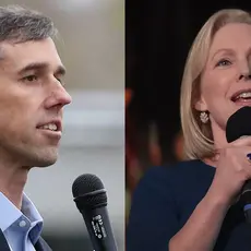 Beto O'Rourke and Kirsten Gillibrand