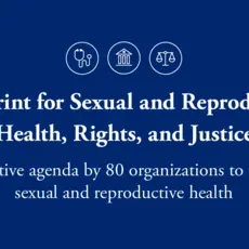 The Blueprint for Sexual and Reproductive Health, Rights, and Justice, a proactive agenda by 80 organizations to advance sexual and reproductive health