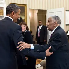 President Obama and Rev. Dr. Joseph Lowery