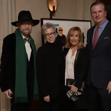 NEW YORK, NY - NOVEMBER 01: Sidney Felsen, Joni Weyl, Ayn Grienstein, and President of People for the American Way Michael Keegan attend attend the Get Out The Vote celebration for People For The American Way on November 1, 2016 in New York City. (Photo by Andrew Toth/Getty Images for People For The American Way) *** Local Caption *** Sidney Felsen;Joni Weyl;Ayn Grienstein;Michael Keegan